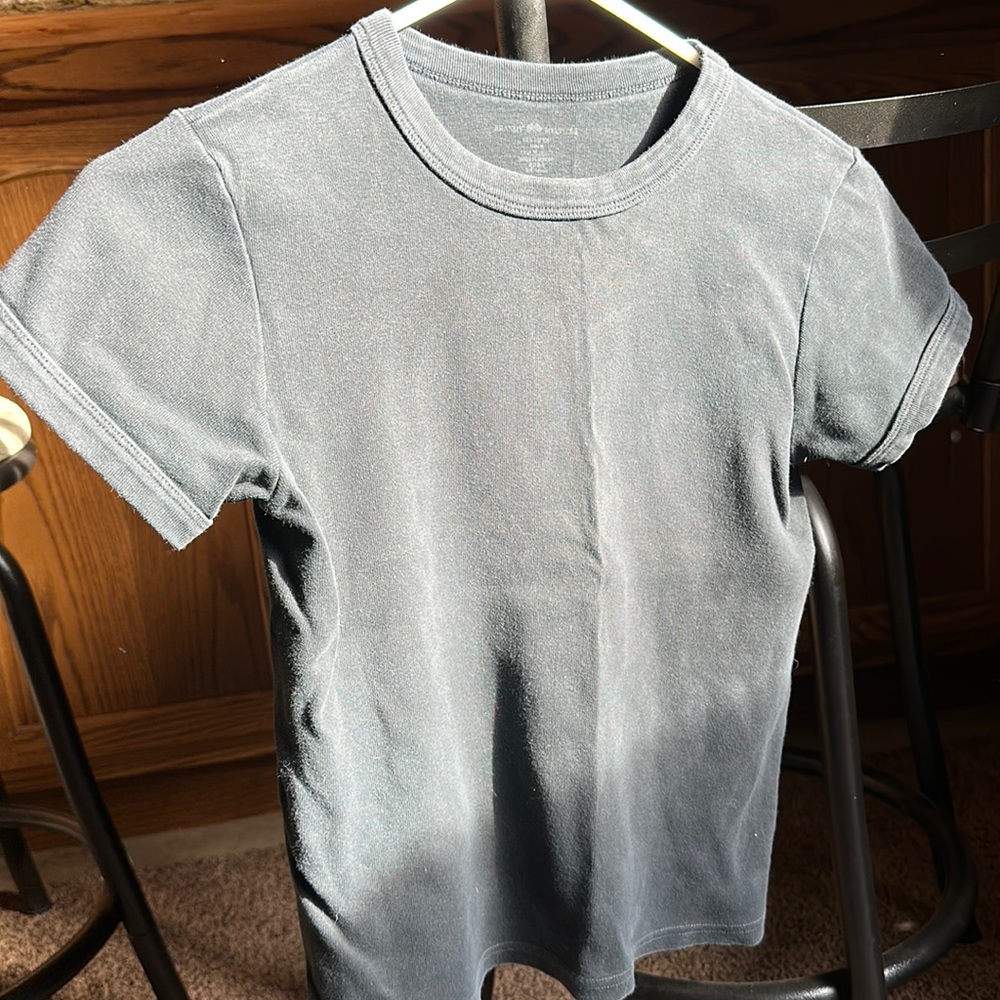 Brandy Melville soft light black T-shirt